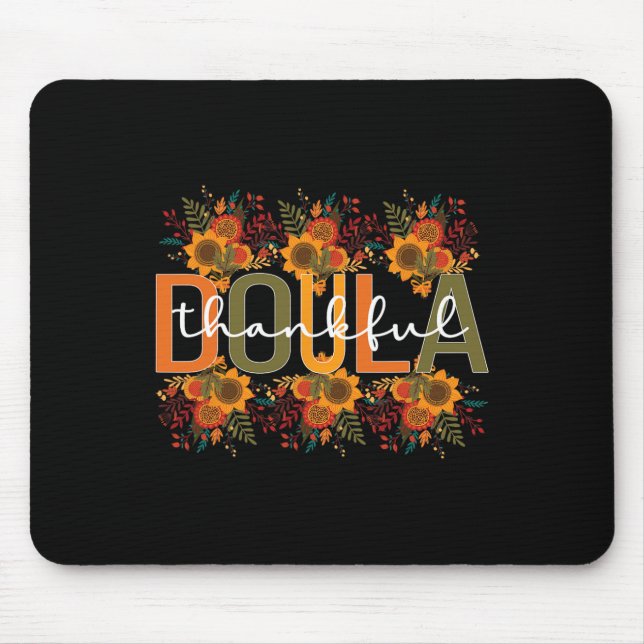 Mousepad Graças Doula Ação de Graças Pós-parto Doula (Frente)