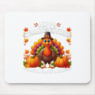 Mousepad Graças Feliz Feliz Feliz Turke de Ação de Graças