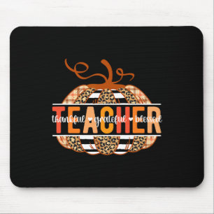 Mousepad Graças Grata Abençoada Professora de Ação de Graça