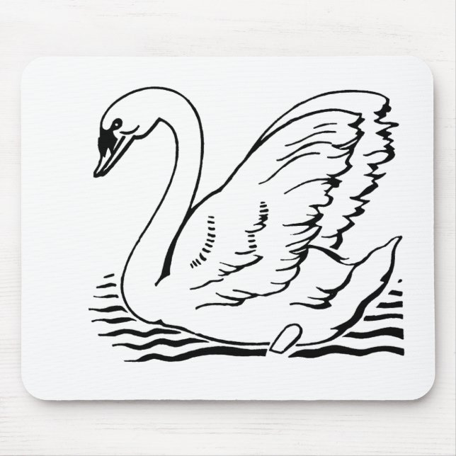 Mousepad Graceful Swan (Frente)