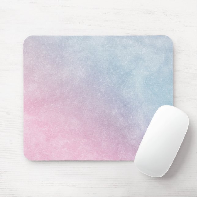 Mousepad Gradação das rugas (rosa e azul claro) (Com mouse)