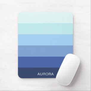 Mousepad Gradação de cores de volta à escola - Nome persona