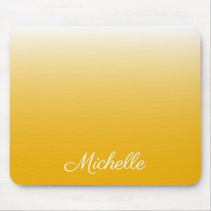 Mousepad Gradient ombre personalizado amarelo