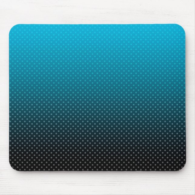 Mousepad gradiente azul com bolinhas pequenas (Frente)