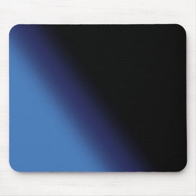 Mousepad Gradiente Azul e Preto (Frente)