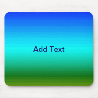 Mousepad Gradiente Azul e Verde do Mar e do Céu