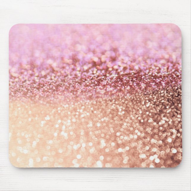 Mousepad Gradiente de Brilhante Rosa-Rosa de Luxo (Frente)