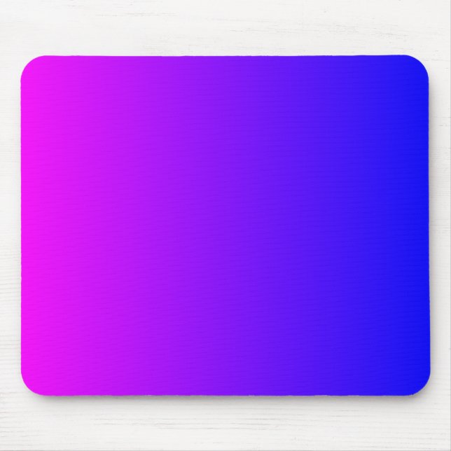 Mousepad Gradiente de Magenta para Azul (Frente)