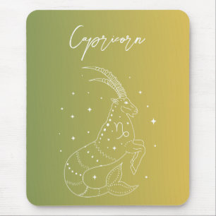 Mousepad Gradiente de sigla de estrela do horóscopo-zodiaco