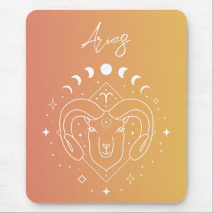 Mousepad Gradiente de sinal de estrela do horóscopo médio