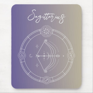 Mousepad Gradiente de sinal de estrela do horóscopo-zodiaco