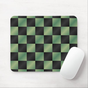 Mousepad Gradiente Preto Verde Azul Moderno Verificado