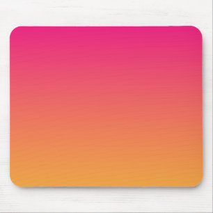Mousepad Gradiente rosa e laranja