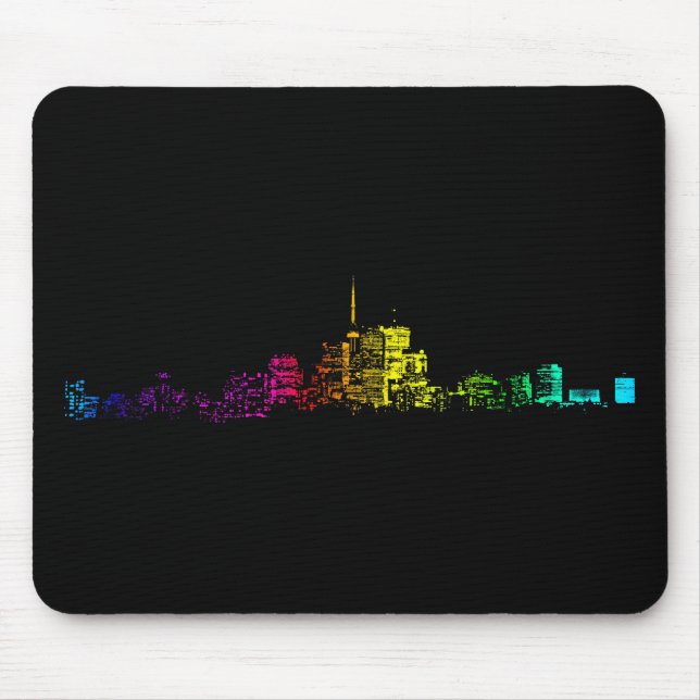 Mousepad Gradiente Toronto Skyline (Frente)