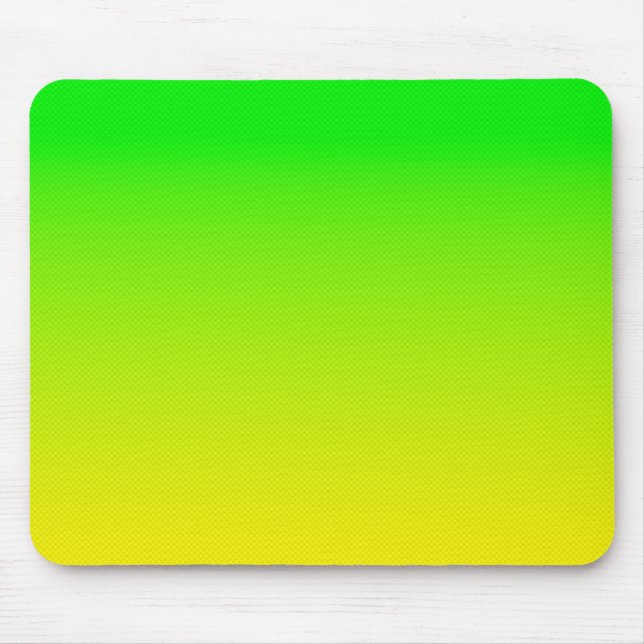 Mousepad Gradiente verde e néon amarelo (Frente)
