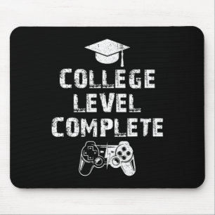 Mousepad Graduação de game de vídeo engraçada com nível de 