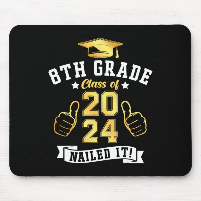 Mousepad Graduação De Ti Nails 2024, 8º Grau Cl (Frente)