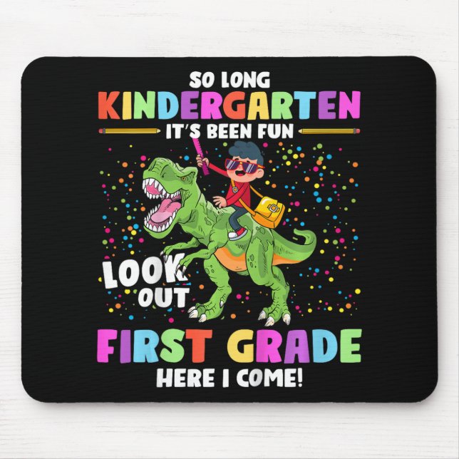 Mousepad Graduação Do Longo Jardim De Infância Cl 2023 Dino (Frente)