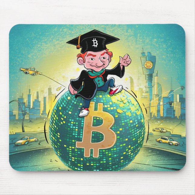 Mousepad Graduação em Bitmoney (Frente)