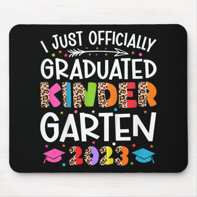 Mousepad Graduação Oficialmente Graduada no Jardim de Infân (Frente)