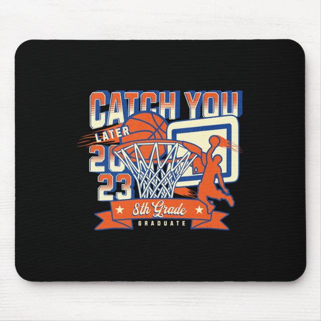 Mousepad Graduação para Basquete 2023 no 3º ano (Frente)