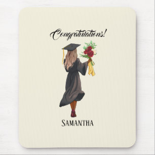 Mousepad Graduação personalizada de aquarela (5)