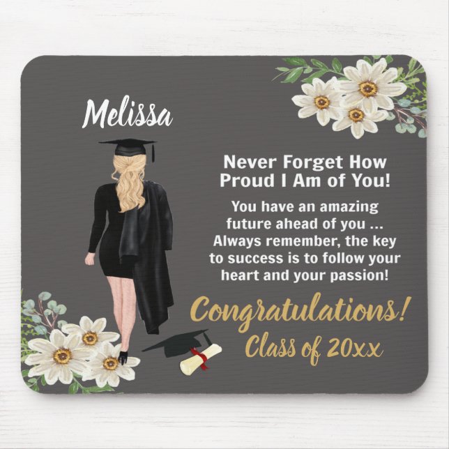 Mousepad Graduação Personalizada de Keepsasaes (Frente)