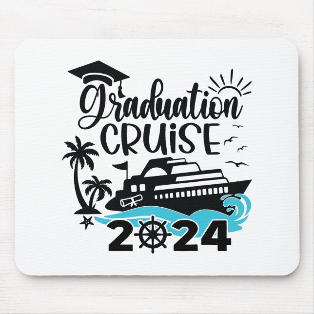Mousepad Graduação Trip Cruise 2024 Navio Party Cruise Wome (Frente)