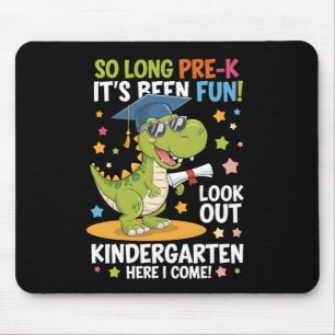 Mousepad Graduado Pré K Jardim de Infância Dinossauro T Rex