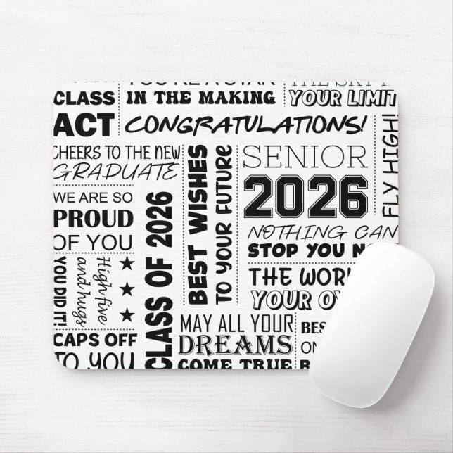 Mousepad Graduado Sênior 2026 (Com mouse)