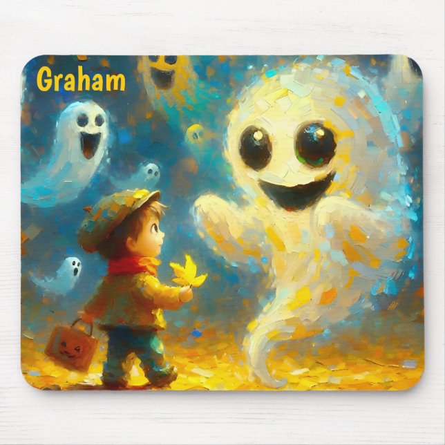 Mousepad GRAEMA ~ Fantasmas Halloween ~ (Frente)