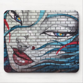 Mousepad Graffiti de Menina Asiática