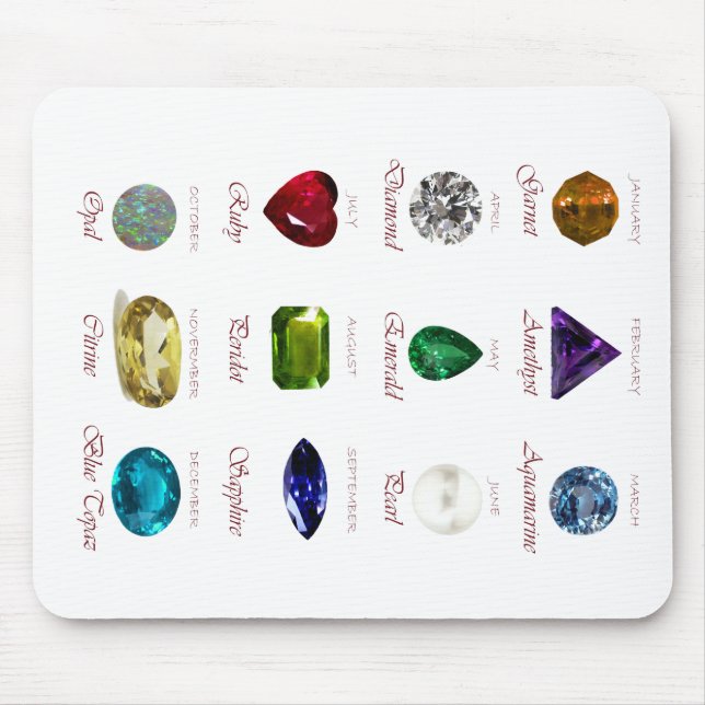 Mousepad Gráfico Birthstone (Frente)