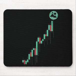 Mousepad Gráfico de Ações - Central e de Moedas de Mana