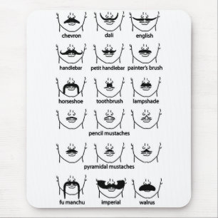 Mousepad Gráfico de bigode