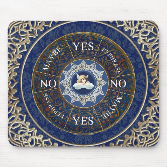 Mousepad Gráfico de Conselhos Pendulum Jogo Divino Anjo Azu (Frente)