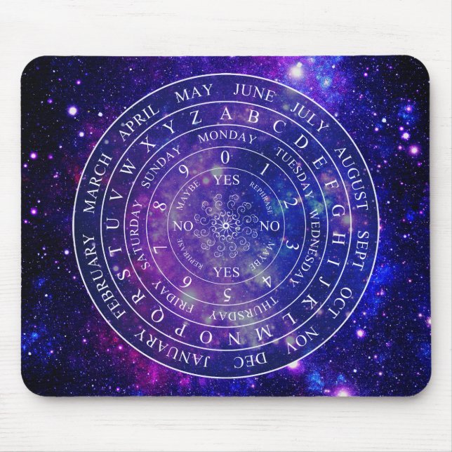 Mousepad Gráfico de Conselhos Pendulum para Jogo de Divinaç (Frente)