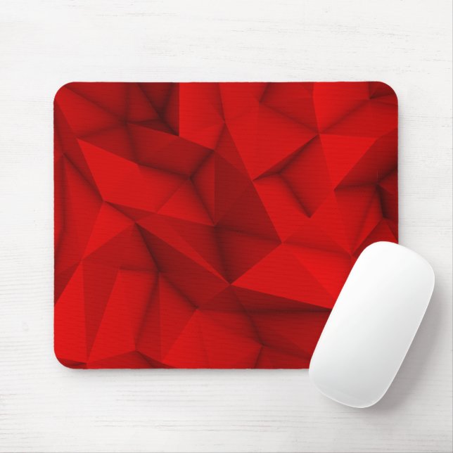 Mousepad Gráfico de fundo Legal futurístico Abstrato vermel (Com mouse)