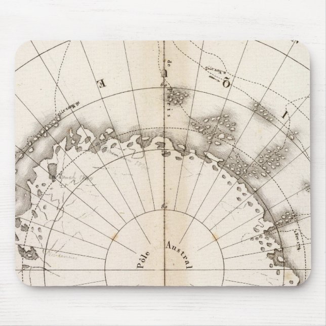 Mousepad Gráfico de Gelo Sul (Frente)
