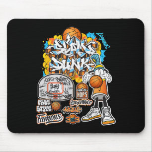 Mousepad Gráfico de Ilustração do Estilo de Grafite de Basq