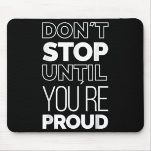 Mousepad Gráfico de Memória de Cotações Motivacionais Inspi