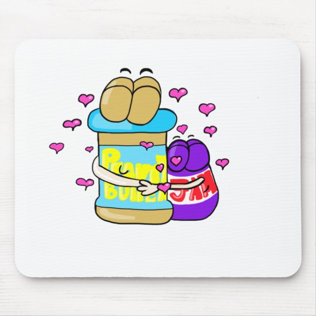 Mousepad Gráfico de Pb&j Bestfreinds (Frente)