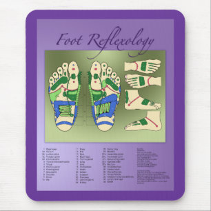 Mousepad Gráfico de Reflexologia do Pé