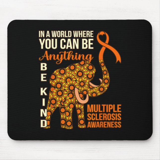 Mousepad Gráfico de Suporte à Sensibilização para Esclerose (Frente)