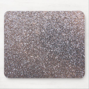Mousepad Gráfico do brilho da prata do falso