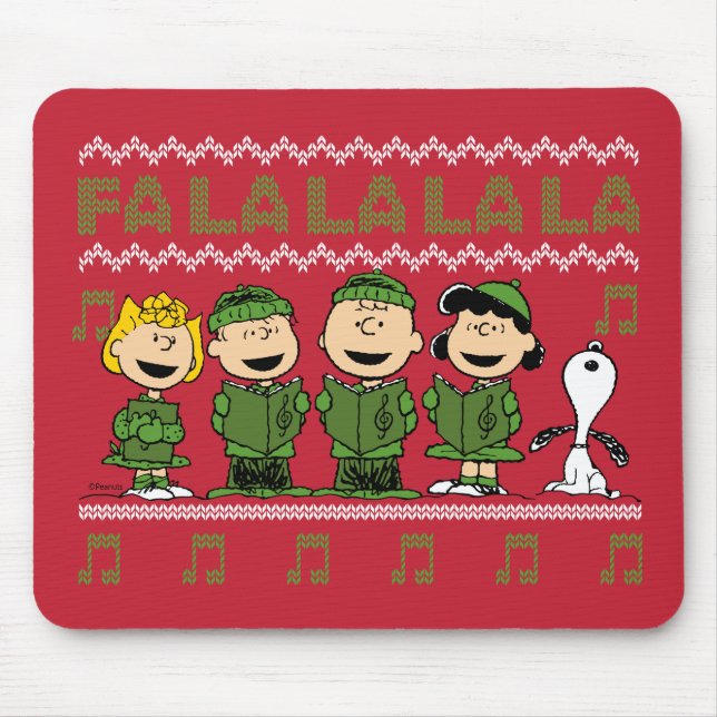Mousepad Gráfico do Sweater de Natal (Frente)