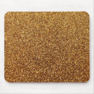 Mousepad Gráfico Dourado do brilho do falso