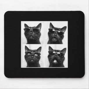 Mousepad Gráfico Engraçado Gato Fotobooth Selfie Funny _2