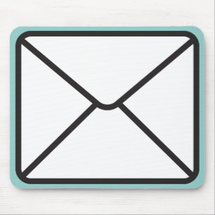 Mousepad Gráfico na moda bonito do envelope & fundo do