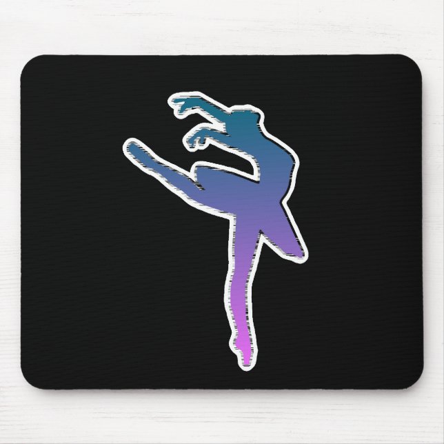 Mousepad Gráfico surpreendente da bailarina (Frente)